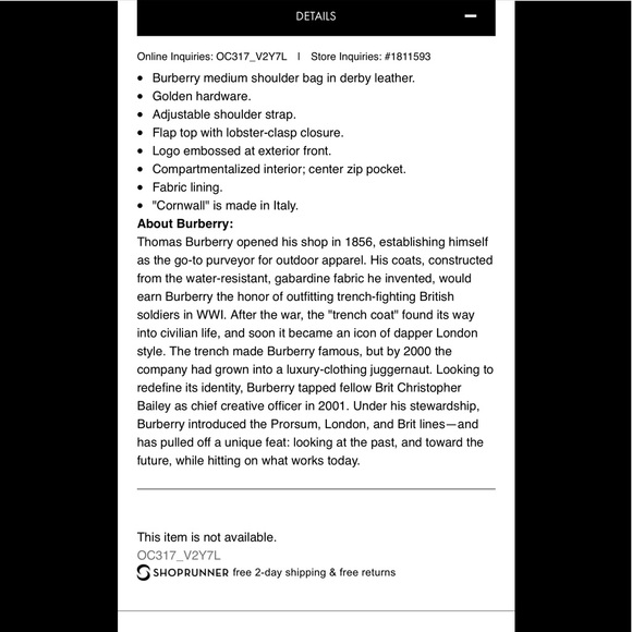 🌺 BURBERRY Cornwall Derby Dk. Sand Leather Purse! - Picture 16 of 16